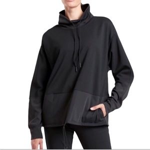 Athleta Women’s Hermosa Mock Neck Sweatshirt Black